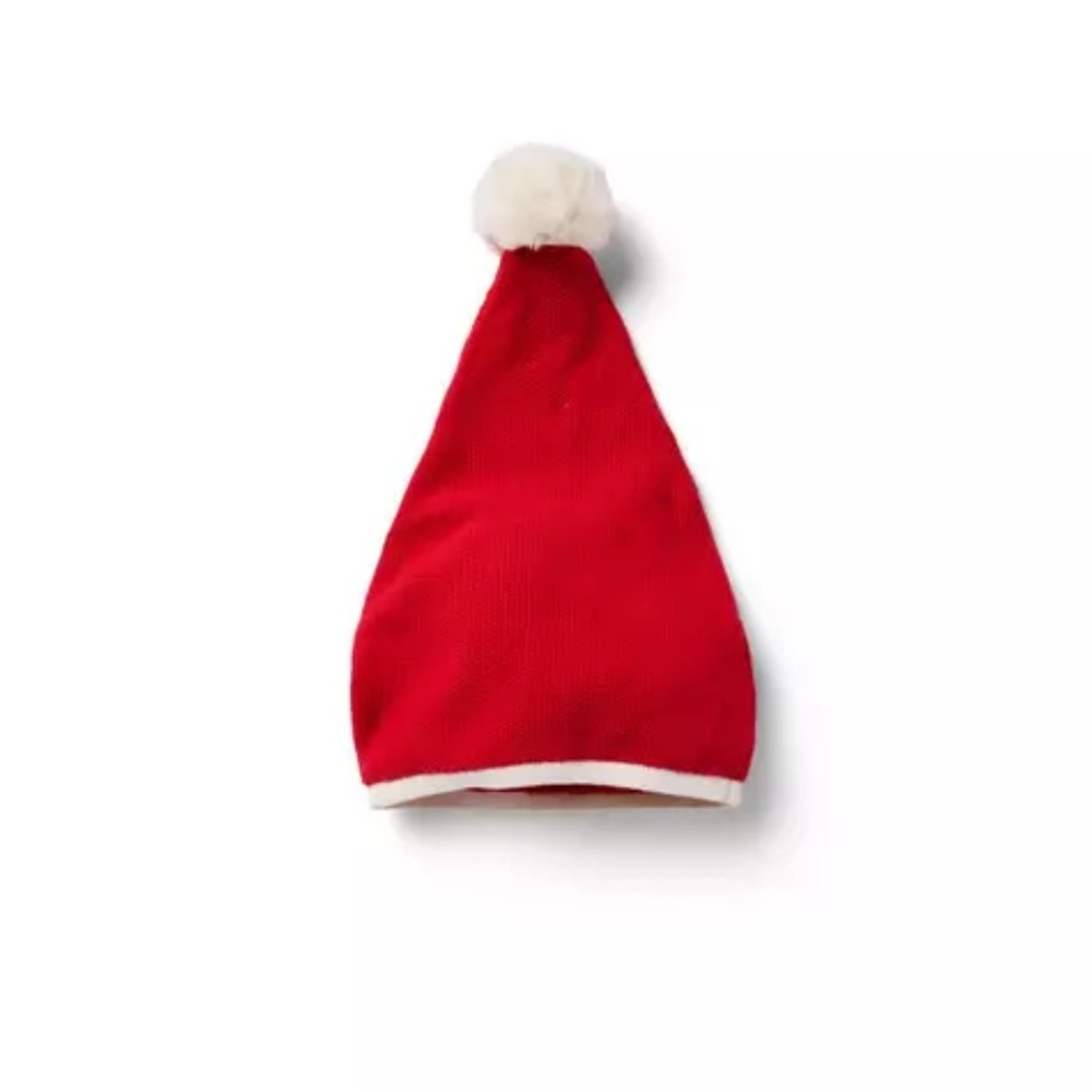Janie and Jack Baby Santa Hat